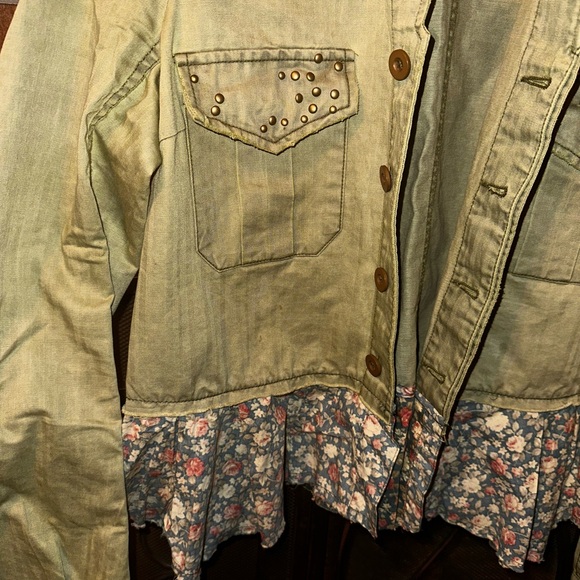 We The Free Sargent Floral Army Utility Jacket| Size:S| NWOT| MSRP: $177 - Picture 3 of 8